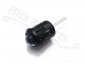 LED fitting/armatuur  10mm kunststof zwart